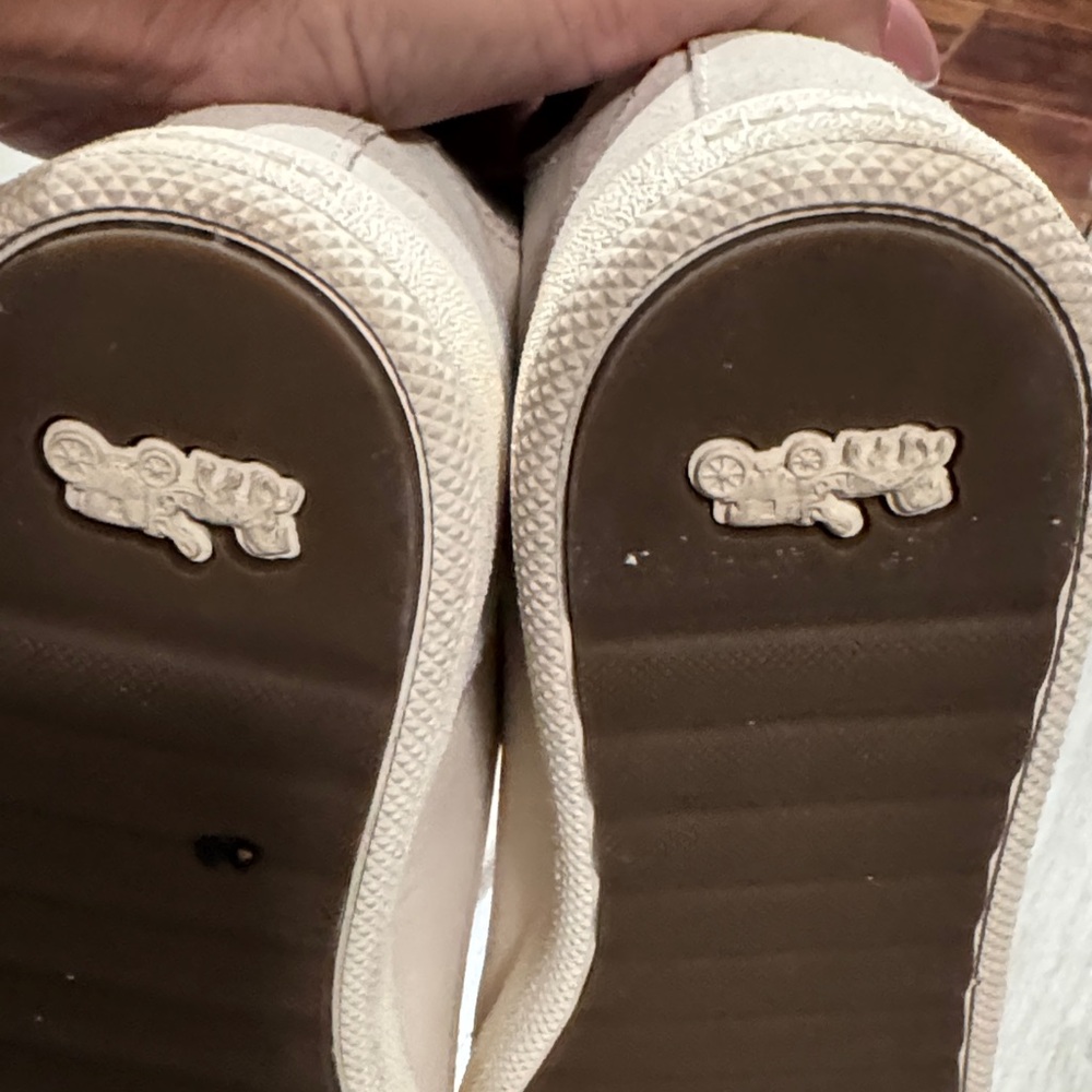 Coach leather Cream Casual Sneakers - Picture 11 of 11